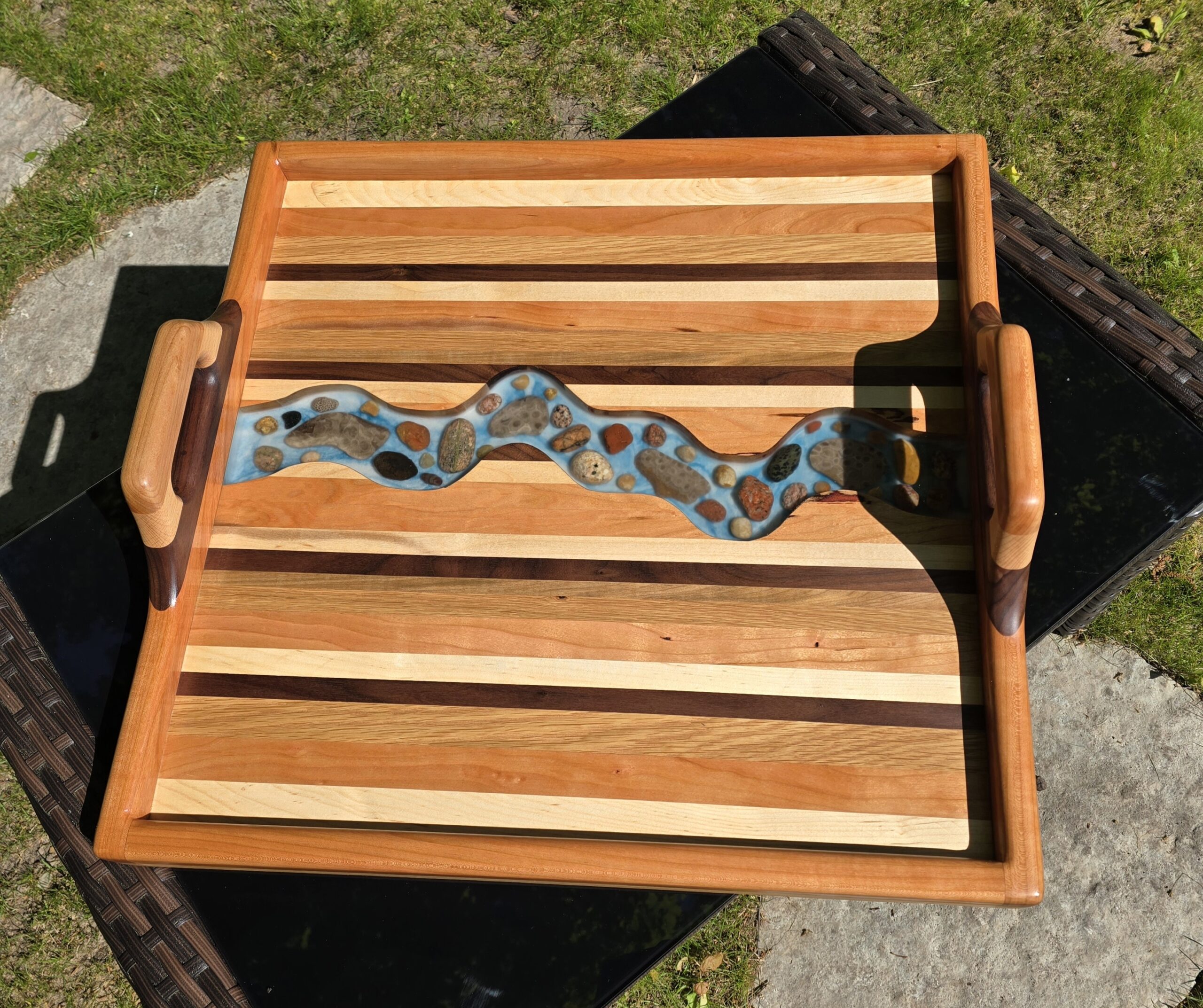 Robinson woodshop tray platter