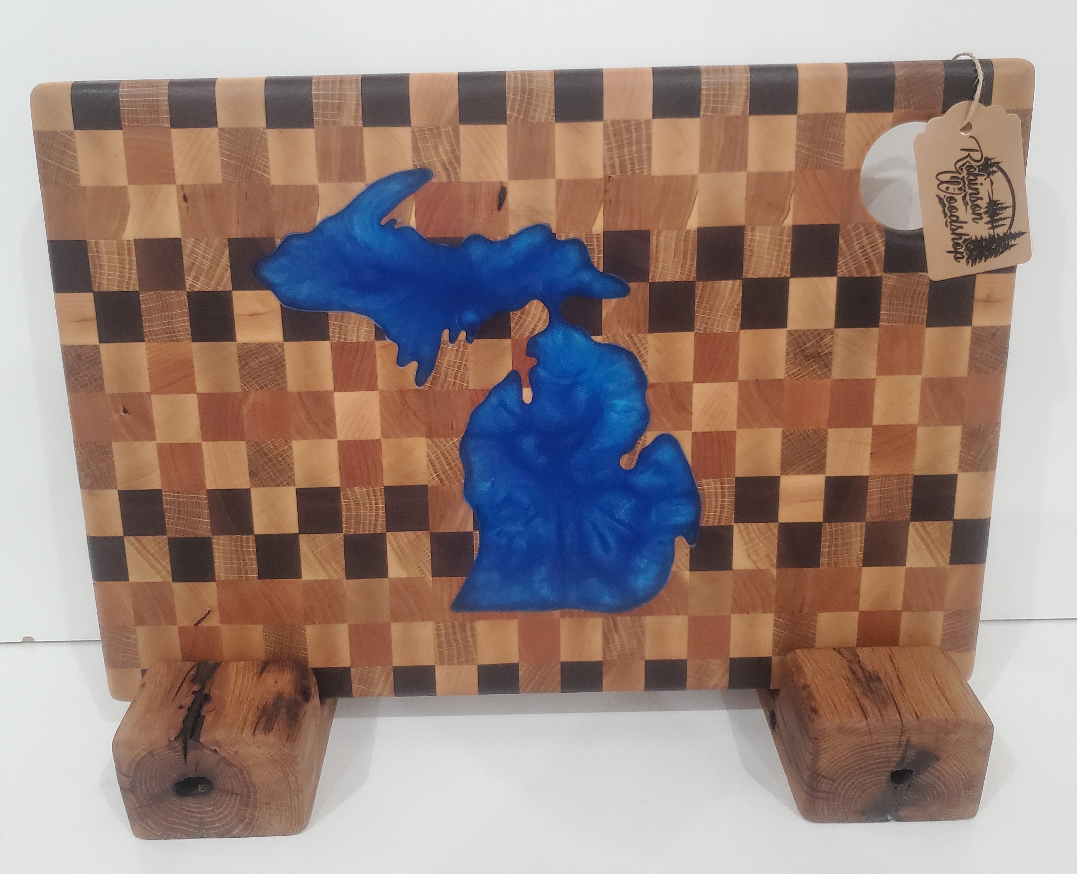 Hardwood Epoxy CHECKERBOARD Cuttingboards